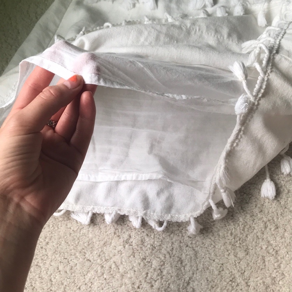 White tassel pencil skirt + top - Picture 7 of 8